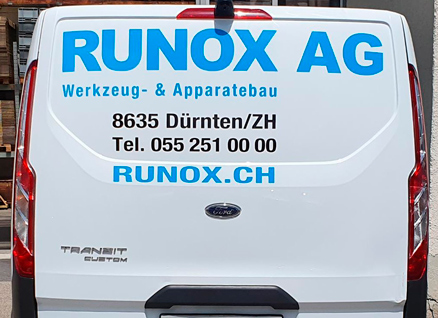 Kleinbus Heck Beschriftung