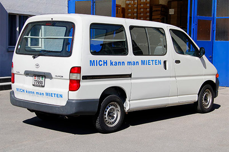 Toyota Hiace Busmiete Bad Ragaz