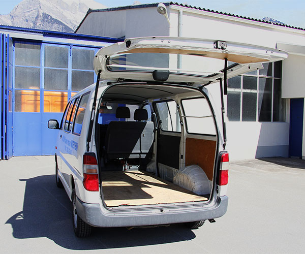 Toyota Hiace Laderaum
