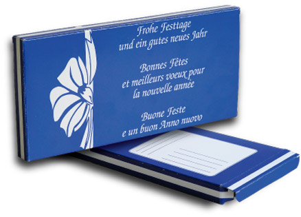 Postversandkarton Notizenkalender